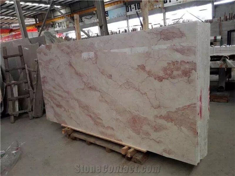 Rose Cream Marble,Chinese Rose Pink Marble Project