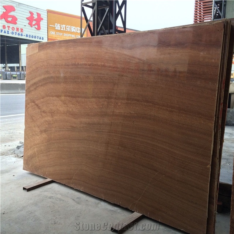 Wooden Yellow Marble Slabs & Tiles