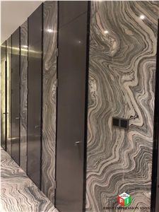China Luxury Water Cloudy Grey Marble Slabs&Tiles
