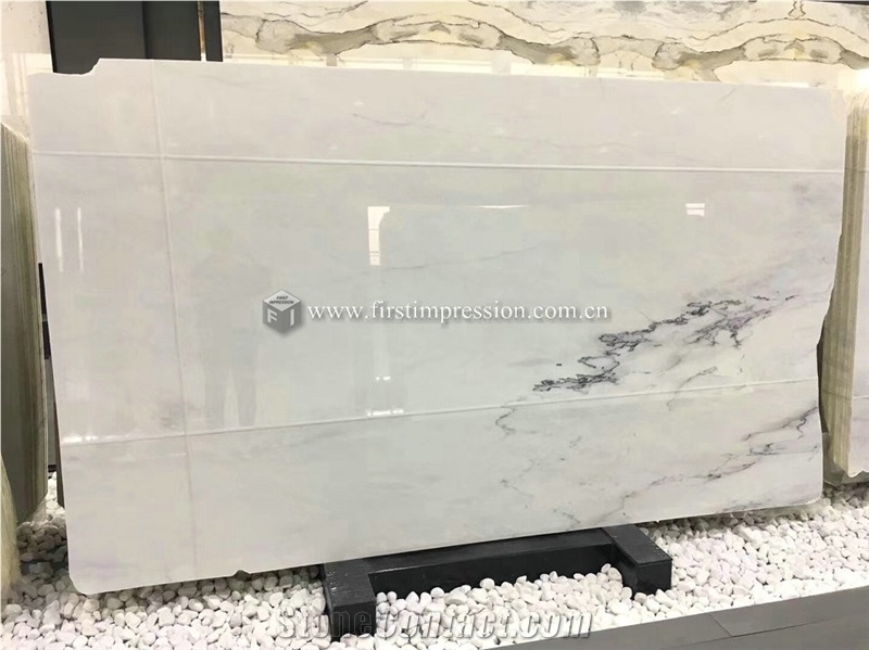 High Quality Lincoln White Marble Slabs&Tiles