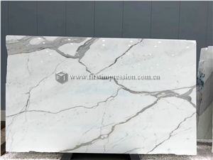 High Quality Statuario Venato White Marble Slabs