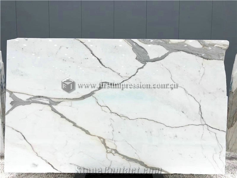 High Quality Statuario Venato White Marble Slabs