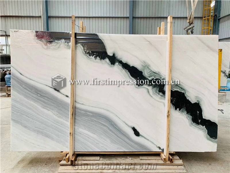 Hot Sale China Panda White Marble Slabs,Tiles