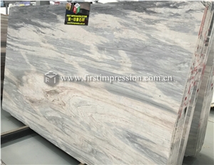 Italy Palissandro Bluette Marble Slab for Interior