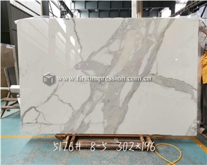 New Polished Calacatta Gold Marble Slabs,Tiles