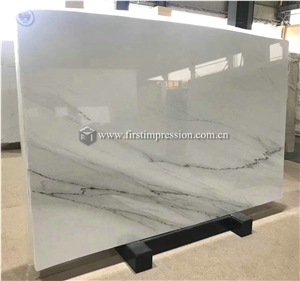 New Polished Lincoln White Marble Slabs&Tiles