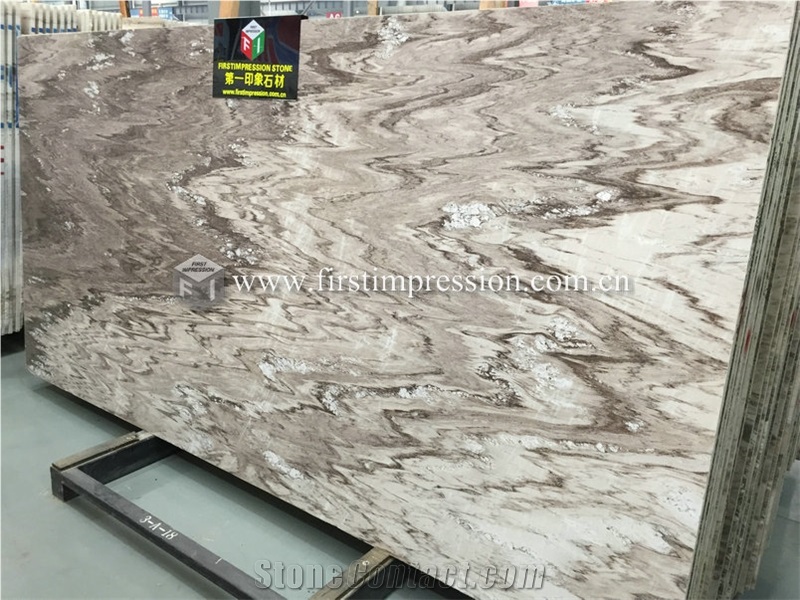 Palissandro Bluette Marble Slabs for Walling