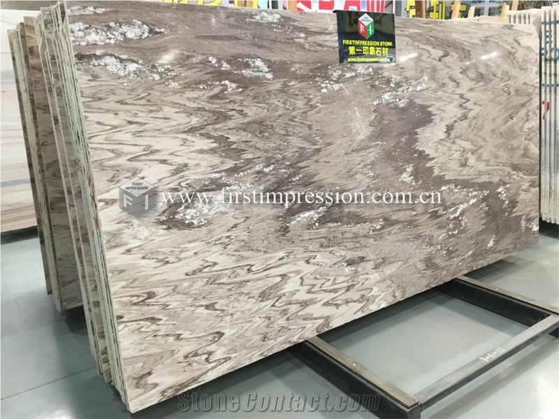 Popular Palissandro Bluette Marble Slabs for Wall