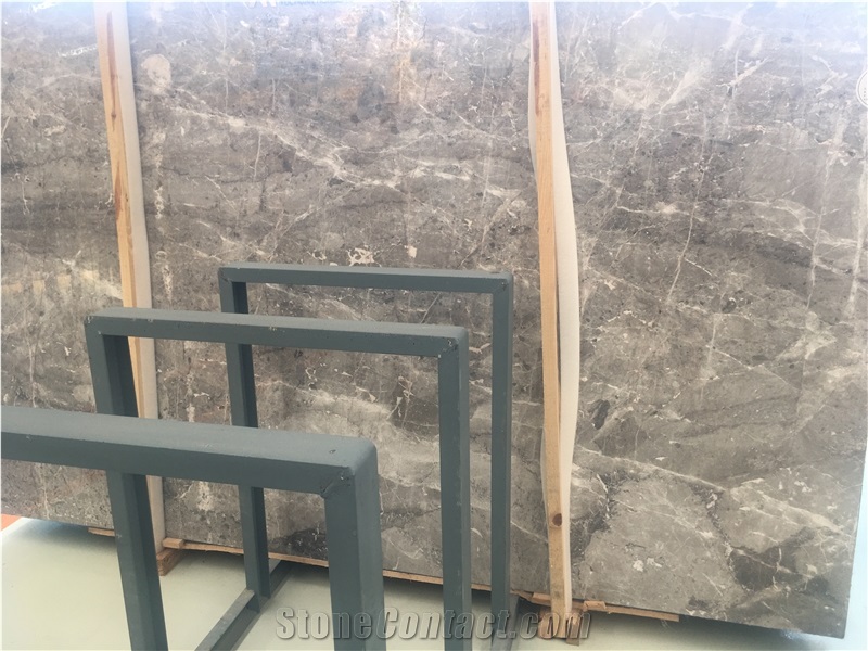 Chinese Athena Gray Marble Polished Slabs Tiles