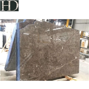 Chinese Cheap Latte Grey Brown Marble Slabs, Tiles