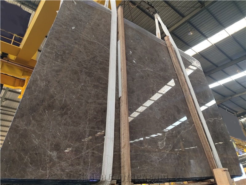 Chinese Cheap Latte Grey Brown Marble Slabs, Tiles