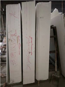 Pure White Polished Artificial Marble Stone Slabs