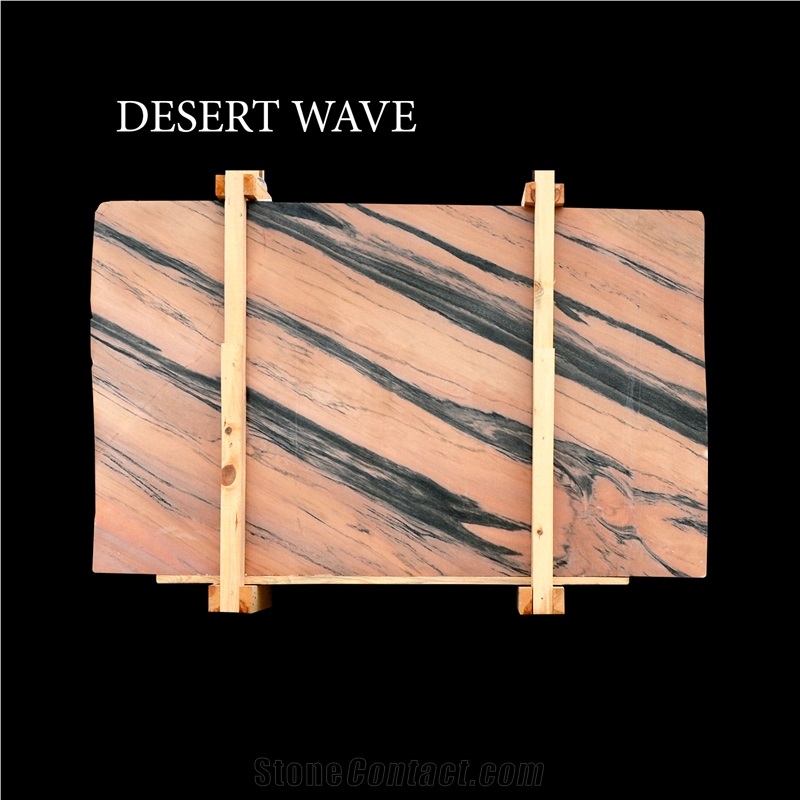 Desert Wave, Pink Marble Slabs