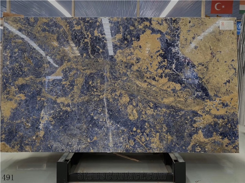 Bolivian Blue Marble Azul Stone Wall Cladding Tile