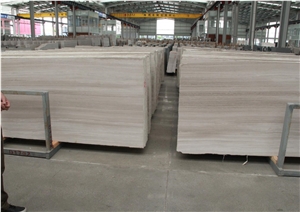 White Wood Marble Athens Silver Marble Tile and Slab