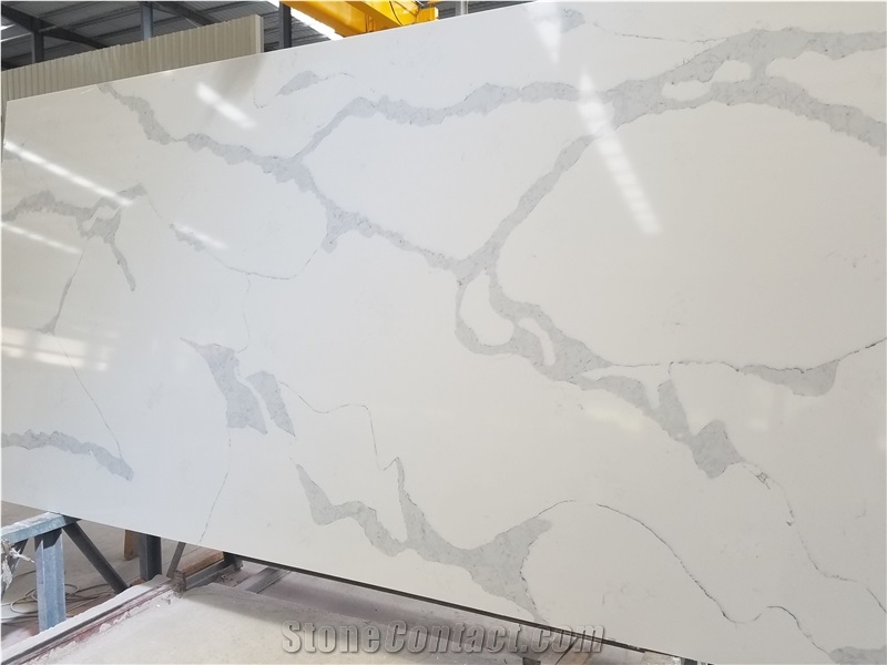 Artificial Stone Calacatta White Quartz