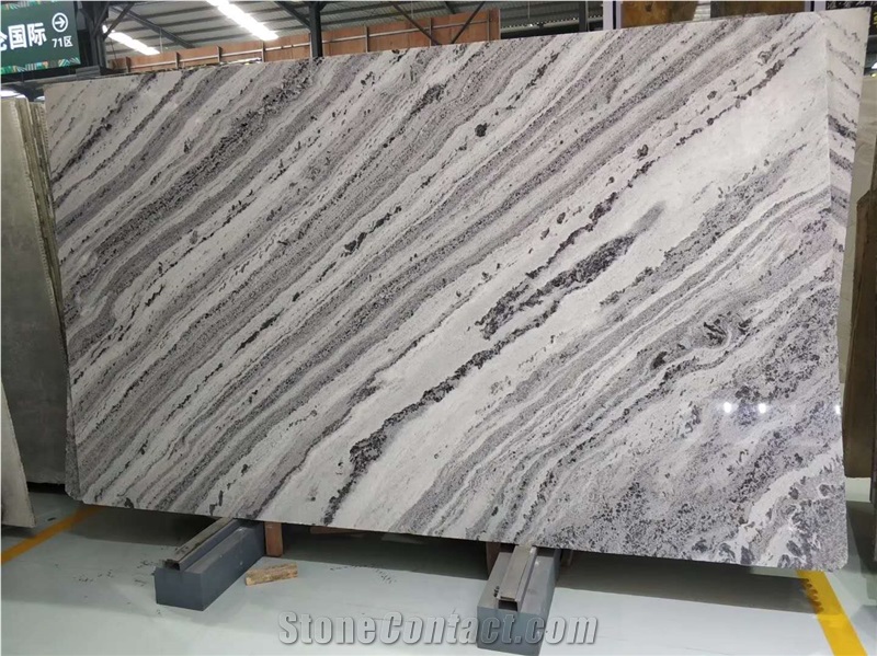 Butterfly Grey Marble Bookmatch Slabs