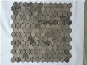 China Marble Hexagon Mosaic Tiles