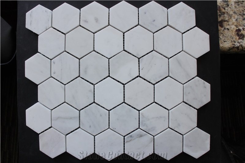 China Marble Hexagon Mosaic Tiles