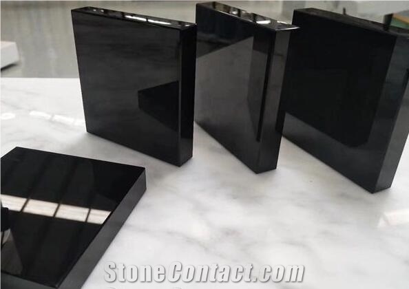 Quality Super Black Artificial Nano Glass Stone