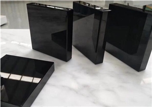 Quality Super Black Artificial Nano Glass Stone