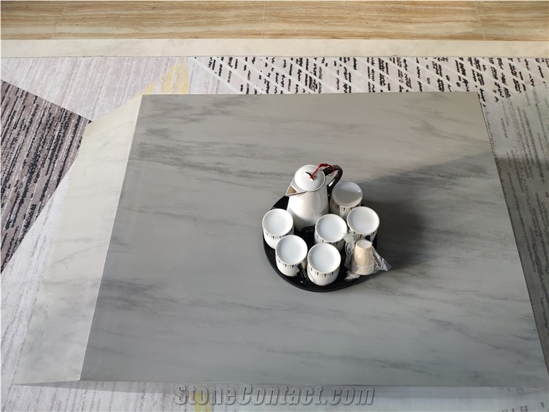 Italy Roman Grey Quartzite Custom Table Top