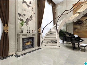 Marble Stone Steps Interior Decor Stairs