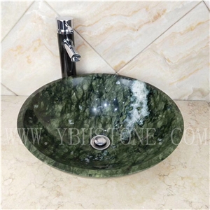 Green Onyx/Polished Onyx Basin for Bathroom