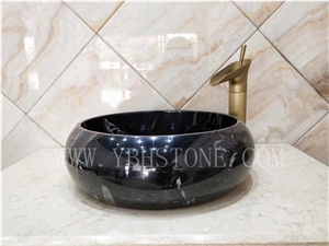 Silver Dragon/Polished Round Basin for Bathroom