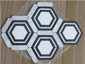 China Marble Mosaic Carpet Tile for Floor