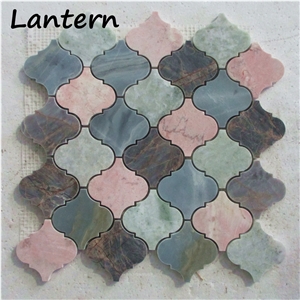 Lantern Marble Mosaic Tile for Dinning Room