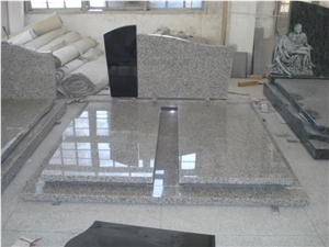 Poland Design G633 Gray Granite Tombstone