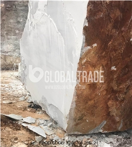 Marmara White Marble - Mink Classic Marble Block