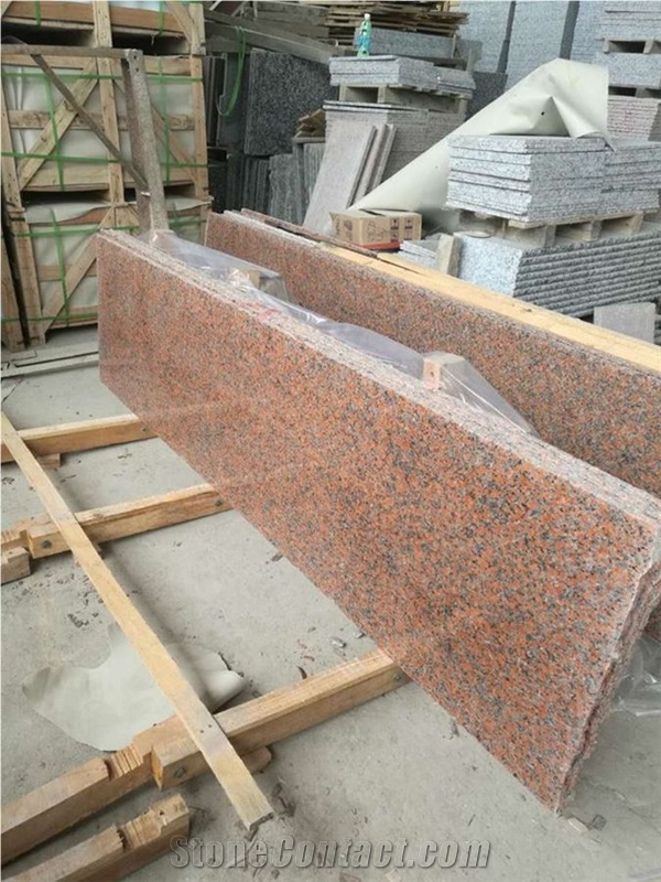China Red Granite Slab G562 Maple Red Granite Slab