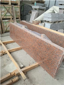 China Red Granite Slab G562 Maple Red Granite Slab