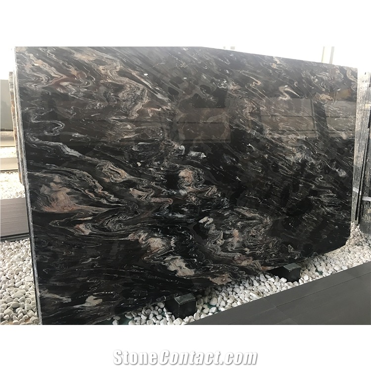 Polished Black Marble Stone Slabs Of China Marble