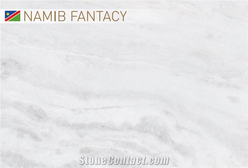 Duty Free White Marble Mosaic from Namibia