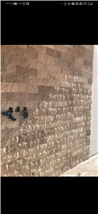 Oman Gold Limestone Split Wall Stone