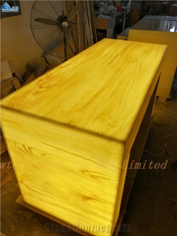 Commercial Translucent Stone Bar Tops