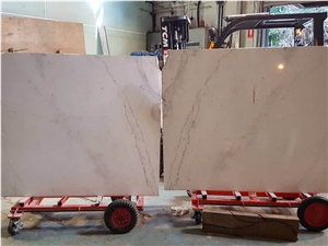 New Volakas White Marble Tiles Cheap Price Export