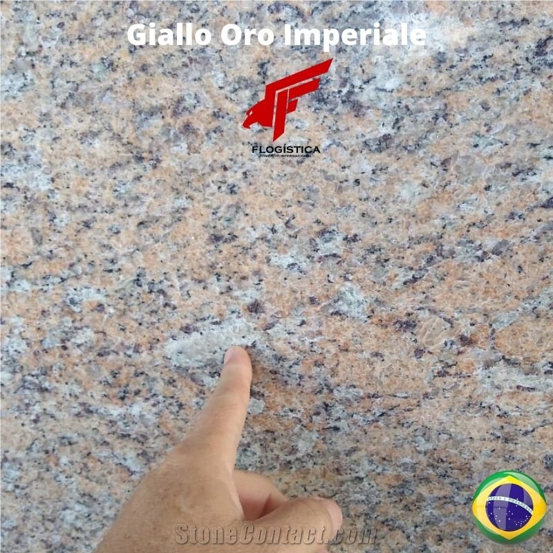 Giallo Oro Imperiale Granite Blocks