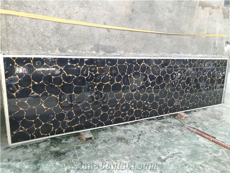 Black Agate Wall Panels