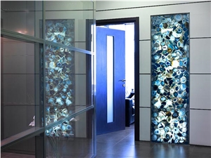 Blue Agate Semi Precious Tiles Wall Tiles