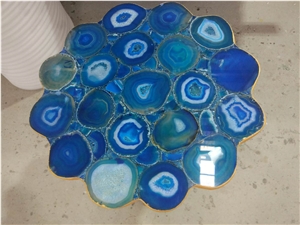 Blue Agate Side Table