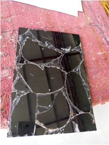 Brazil Elegant Agate Black Slab Panels