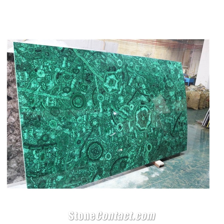 Green Malachite Slab Luxury Stone