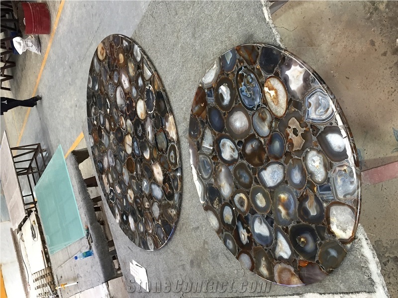 Marble Dining Table Specific Use Agate Table