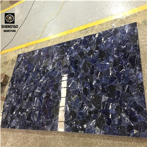 Sodalite Blue Jasper Gemstone Wall Tile