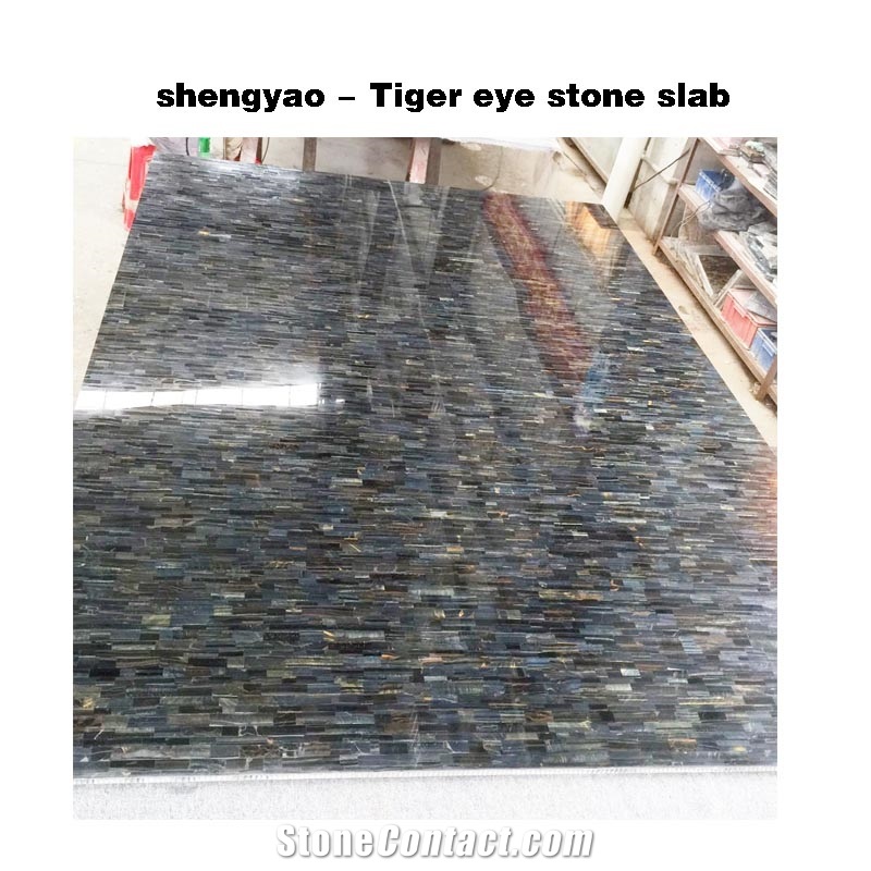 Wholesale Gem Tiger Eye Stone Big Slab