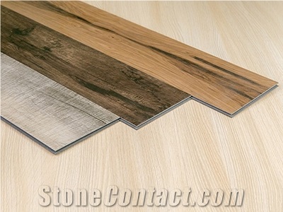 Luxury Spc Click Flooring Planks Wood/Stone Design